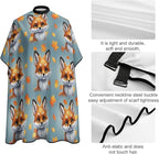Professional Anti Static Hair Cutting Cape with Elastic Buckle, Waterproof Salon Cape for Coloring/Perming/Styling