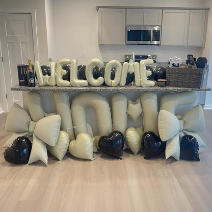 40 Inch Beige WELCOME HOME Letter Balloon - Image 6