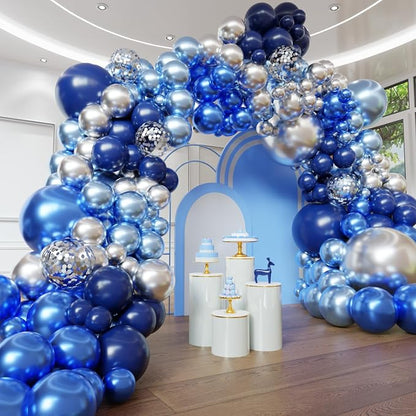 Blue Balloon Arch Kit, Graduation Decoration by YMSZ