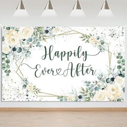 Mocsicka Happily Ever After Backdrop Banner by Mocsicka