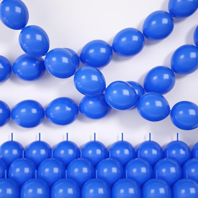 Blue Linking Balloons by Hapmori