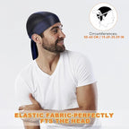 Bandanas Skull Caps for Men, Women Skull Cap Helmet Liner Cycling Hat Durags Motorcycle Bandana Sweat Wicking Do Rag