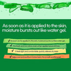 by.H Travel Size Aloe Vera Gel (30 Mini Packets) - TSA-Friendly Organic Soothing Gel for Face & Body - 98% Pure Aloe Gel Packets, Sunburn Relief, Non-Greasy, Portable Travel Packet, Made in Korea