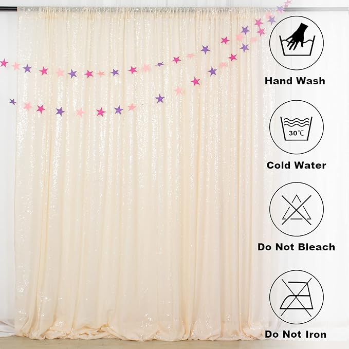 ShinyBeauty Sequin Fabric Backdrop 4FTx7FT - Image 7