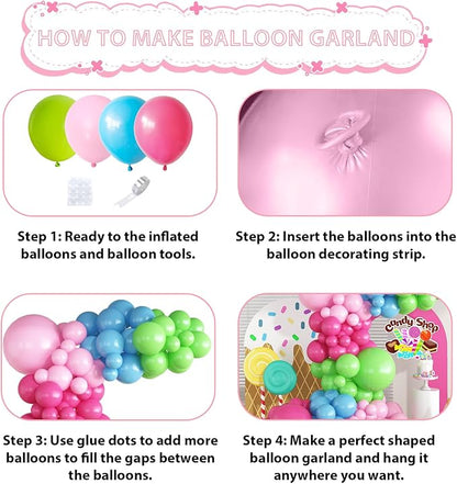 Candy Colorful Balloon Arch, Macaron Balloons - Image 5