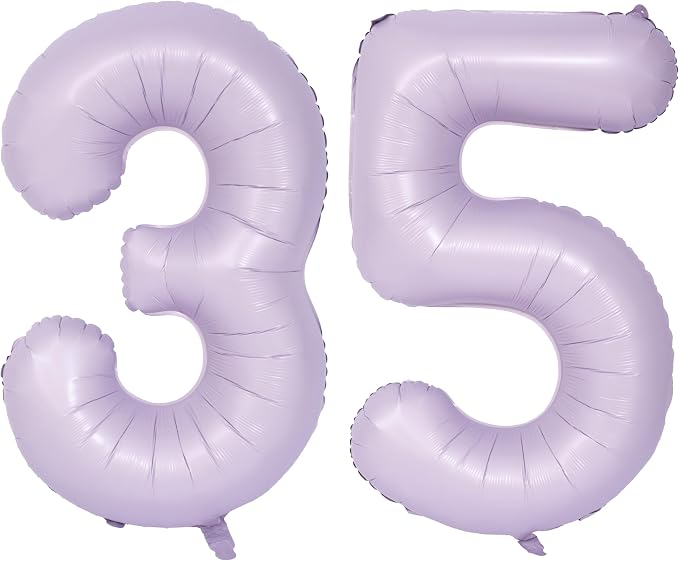 40 In Matte Purple Number Balloons Helium Foil Mylar Balloon Digital 35 | by Exquisitehighqualitypartydecorationstomeetyoureveryneed%EF%BC%81