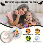 Temporary Silver White Hair Color Wax for Kids, Women Men Colored Hair Styling Mud, Washable Style Dye for Girl Boy Teens, DIY Instant Hair Coloring Gel Cream for Cosplay Halloween Children's Day