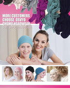 osvyo Chemo Headscarf for Women Hair Loss - Cancer Slip On Headwear Turbans Sealed Packaging
