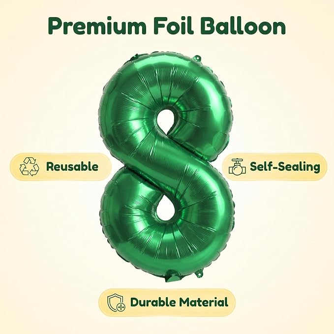 YPSelected 32 Inch Large Foil Helium Number Balloon Birthday Wedding Party 0-9 - Image 7