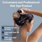 Hair Dye, Hair Dye Shampoo for Women & Men, Color Shampoo Hair Dye 16.9 Fl Oz, Safe and Natural Champu Para Canas (Dark Wine Red)