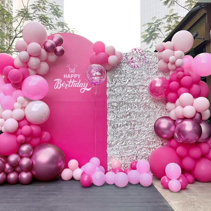 ZHIYAPA Pink Balloon Garland Arch Kit - Image 4