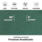 IVARYSS Headbands for Women, Non-Slip, Premium Stretchy Head Bands Hair Accessories,Wear for Yoga, Fashion, Working Out, Travel or Running, 6 Pack, Cute Multi