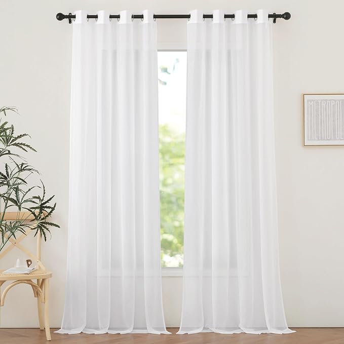 NICETOWN Sheer Curtains 108 inches Length by NICETOWN