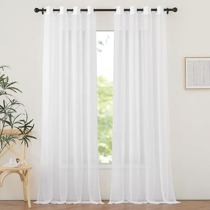 NICETOWN Sheer Curtains 108 inches Length by NICETOWN
