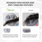 cotsoco Electric Scalp Head Massager, Scalp Hair Massage Waterproof Head Massager with 4 Heads 84 Nodes for Hair Growth and Stress Release Massage Green