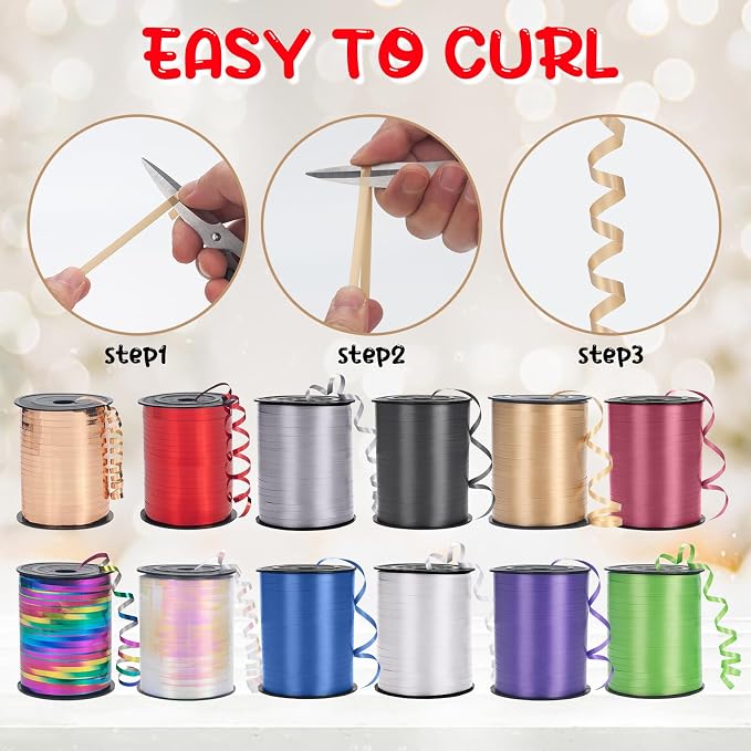 Blue Curling Ribbon - Image 4