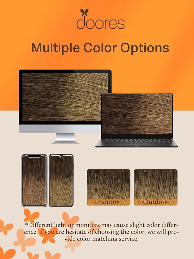 DOORES Tape in Hair Extensions Human Hair, Medium Brown Highlighted Dirty Blonde 22 Inch 20pcs 50g, Human Hair Extensions Natural Hair Extensions Seamless Straight