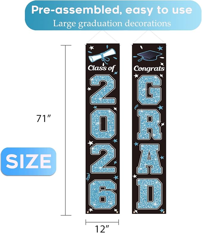 KMUYSL Graduation Decorations Class of 2026, 2026 Graduation Decorations Party - Image 6