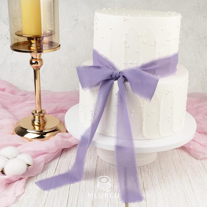 Purple Chiffon Ribbon - Image 5