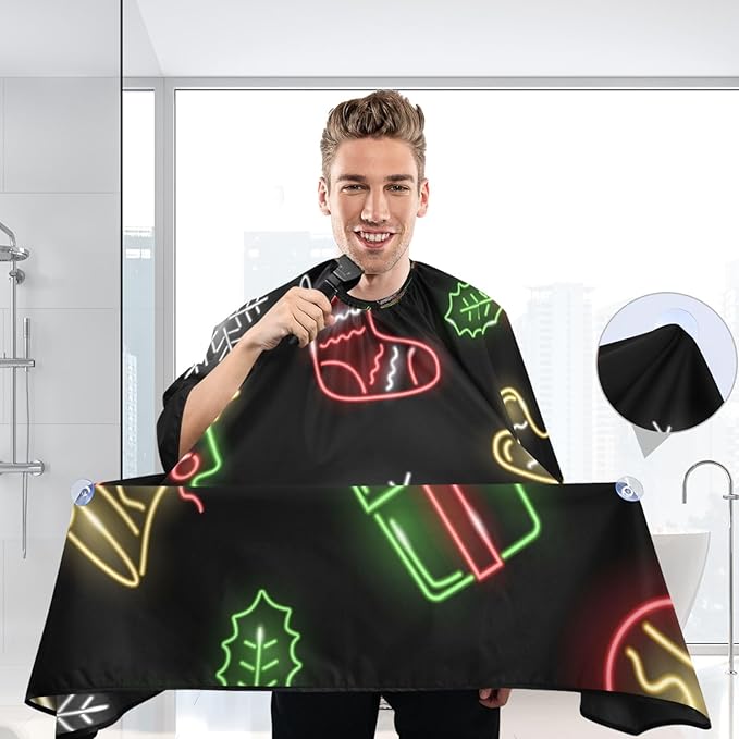 Kigai Hair Cutting Cape for Men & Women Waterproof Professional Barber Cape with Adjustable Closure Snap
