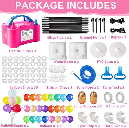 Balloon Arch Kit and Balloon Pump, 9Ft Tall & 10Ft Wide Adjustable Balloon Arch - Image 2