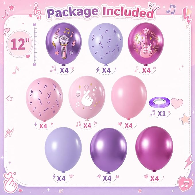K pop Theme Balloons - Image 3