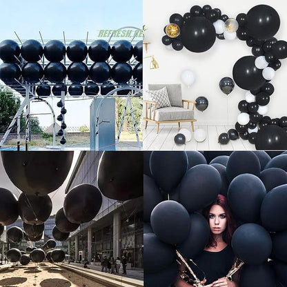 15pcs Latex Big Balloons Clearance 24 Inch Black Large Balloons Giant Heavy - Image 6