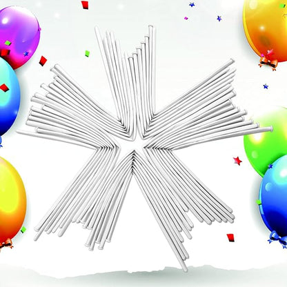 100Pcs 260 Balloons White Long Balloons - Image 3