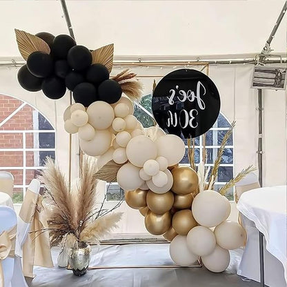 RUBFAC White Sand Balloons 120pcs 12 Inches Beige Boho Balloons - Image 5