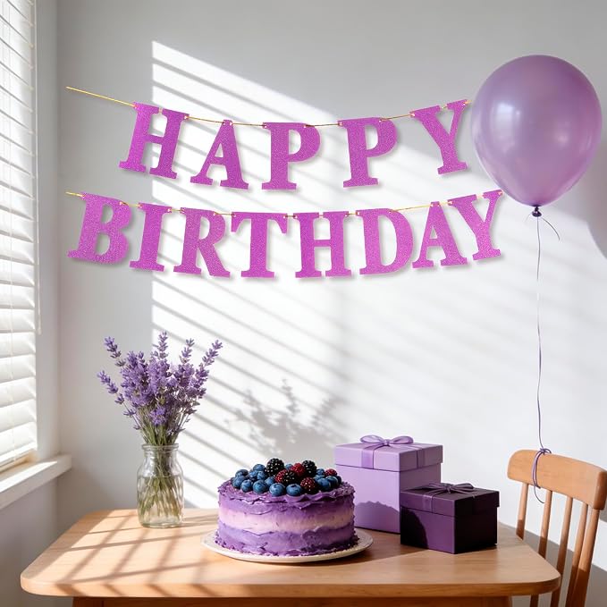 Happy Birthday Banner for Birthday Party Decorations - Image 5