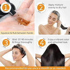 Light Brown Hair Dye Shampoo, Semi-Permanent Brown Hair Dye, Colors in Minutes, Instant Hair Color Shampoo for Women Men, Champu Para Pintar el Cabello, Champu Para Canas, Easy to Use 16.90 Fl Oz