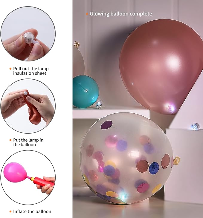 Aogist 100pcs Pink Mini Lights - Image 6