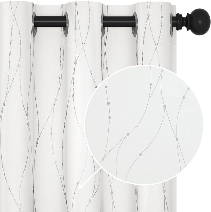 Deconovo Living Room Curtains 54 Inches Long, Thermal Insulated, Room Darkening by Unknown