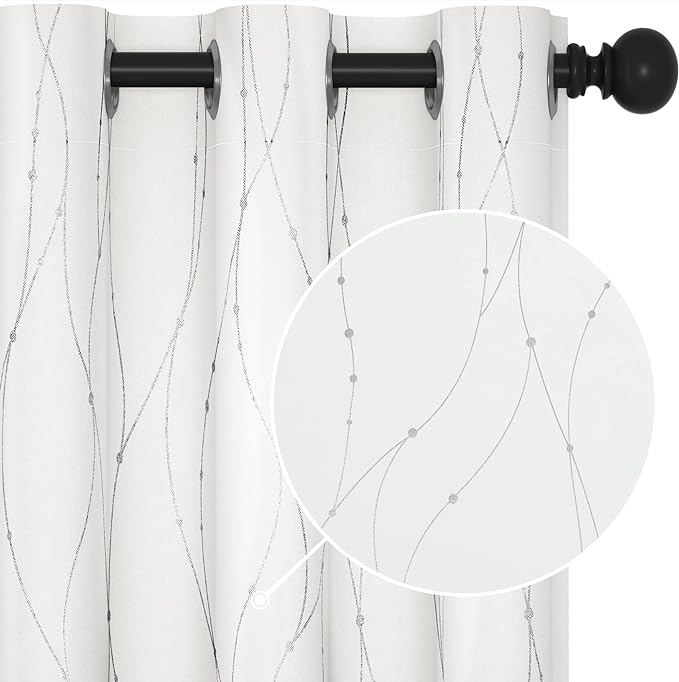 Deconovo Living Room Curtains 90 Inches Long, Thermal Insulated, Room Darkening by Unknown