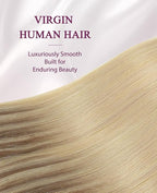 Pinkpearl Invisible Tape in Hair Extensions Human Hair, 20pcs 20inch 55g #10/27/27 Golden Brown to Caramel Blonde Injection Tape in Extensions Real Remy Seamless Human Hair Injected