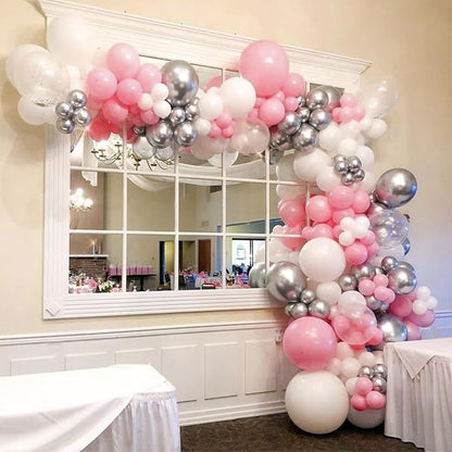 Pink and Silver Balloon - Image 3