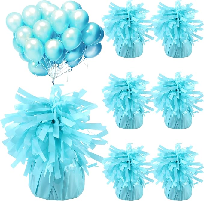 6 Pcs Balloon Weights Metallic Anchor Balloon Holder by Unknown