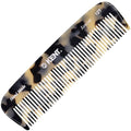 Kent 12T TW Pocket Comb - Handmade Wide Tooth Hair Comb for Men, Women, and Kids - Travel, Beard, and Mustache Comb - Saw Cut and Hand Polished Made in England