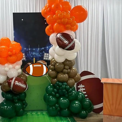 Football and Soccer Balloons for Sports Party Decorations | Orange, game day - Image 6