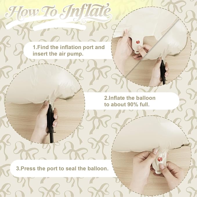 40Inch Beige BRIDE Balloons Bachelorette - Image 8