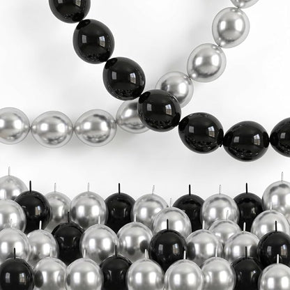 Black and Silver Linking Balloons, Quick Linked Balloon by Govpy