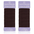 Dark Brown Thin Small Elastic Hair Ties, 2mm Hair Bands Accessories for Girls Women Kids, Non-Slip No Pull Strong Ponytail Holders for Fine to Medium Thick 80 Pcs