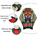 Barber Capes Hair Cutting Capes Salon Stylist Capes with Snaps Waterproof Professional Large Barber Hairdresser Gown Cape- 63”× 56”(TIGER)