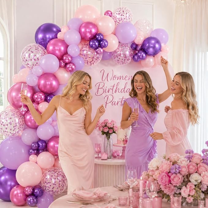 Pink and Purple Balloons - Image 6