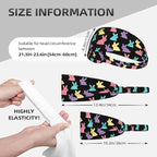 Easter Bunny & Eggs Style Sports Headband for Men Women Moisture Wicking Sweatband for Basketball, Running, Gym