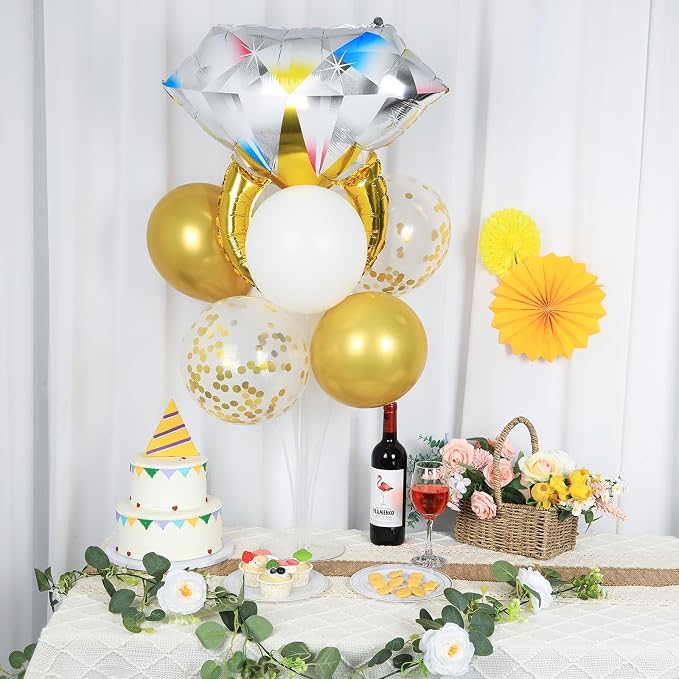 Engagement Party Balloons Stand Kit 2 Sets - Image 4