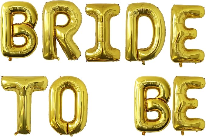 Letter Balloons Gold Party Balloon - Image 5