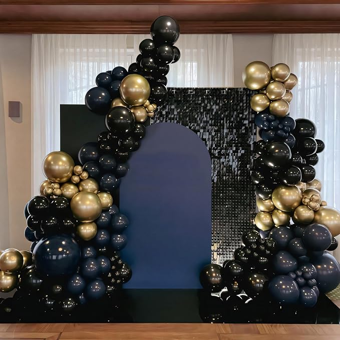 Black Balloons 110pcs 12 Inch Latex Balloon - Image 4