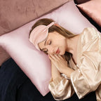 Adubor 100% Silk Pillowcase - Mulberry Silk Pillow Cases, 23 Momme 6A Grade Fibers, Silk Pillow Case for Hair and Skin Health, with Hidden Zipper (Queen 20''x30'', Pink, 1PC)