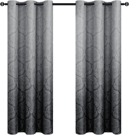 DWCN Ombre Blackout Curtains for Bedroom - Image 9